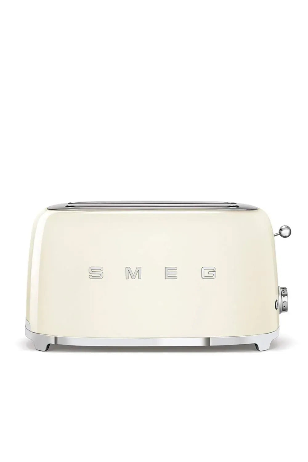 Smeg 4-Scheiben-Toaster, 6 Bräunungsstufen, Auftau- & Bagel-Funktion, 1500W, Creme